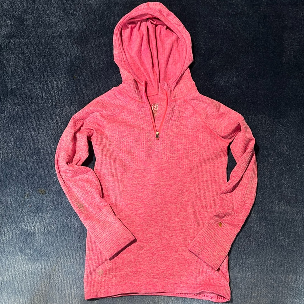 Athleta Girls hooded top. Xs